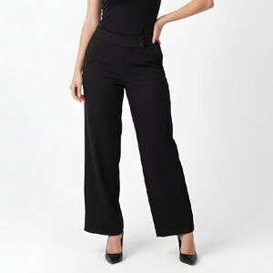 Wide Leg Black Work Pants by Josephine size 12